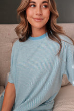 Dreamy Days Stripe Ribbed Tee