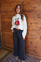 Teddy Bear Sweater in Ivory