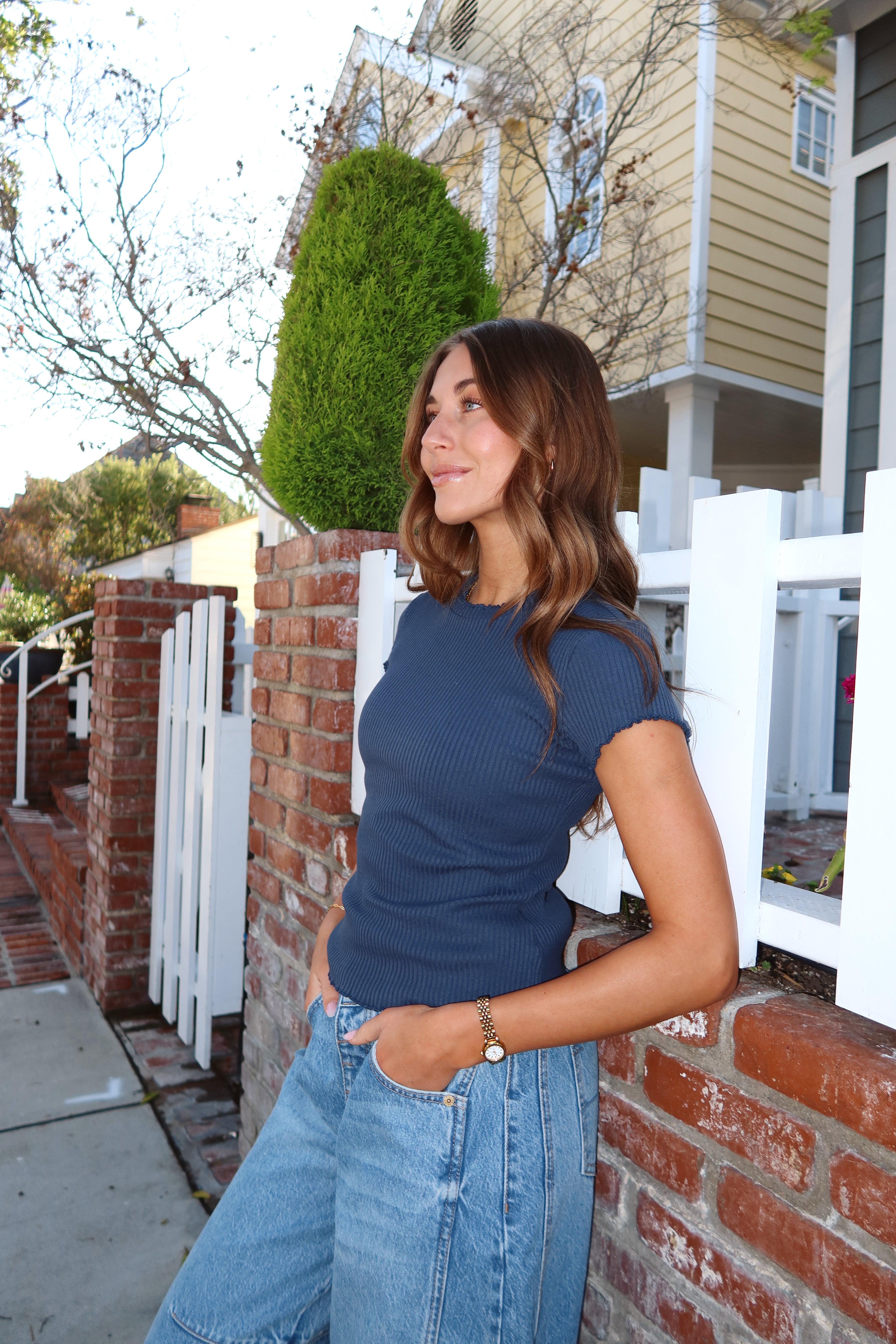 Remy Rib Knit Tee Main image