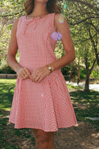 Berry Sweet Gingham Dress