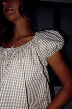 Aspyn Gingham Blouse
