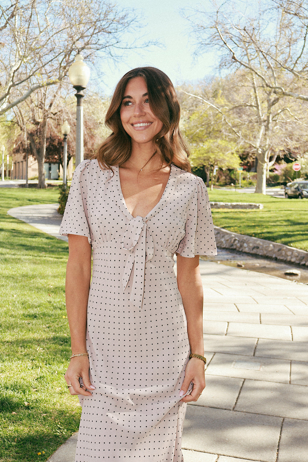 Anna Dotted Maxi