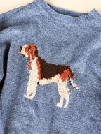 FINAL SALE - Hound Knit Sweater in Grey