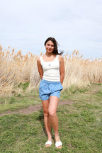 Anchor Embroidered Tank