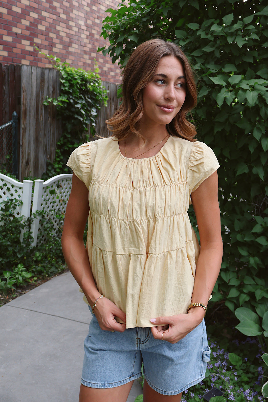 Ellie Ruched Blouse