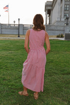 Kennedy Asymmetrical Tie Maxi
