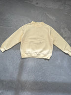 FINAL SALE - FLAWED Mock Neck Pullover in butter - Small