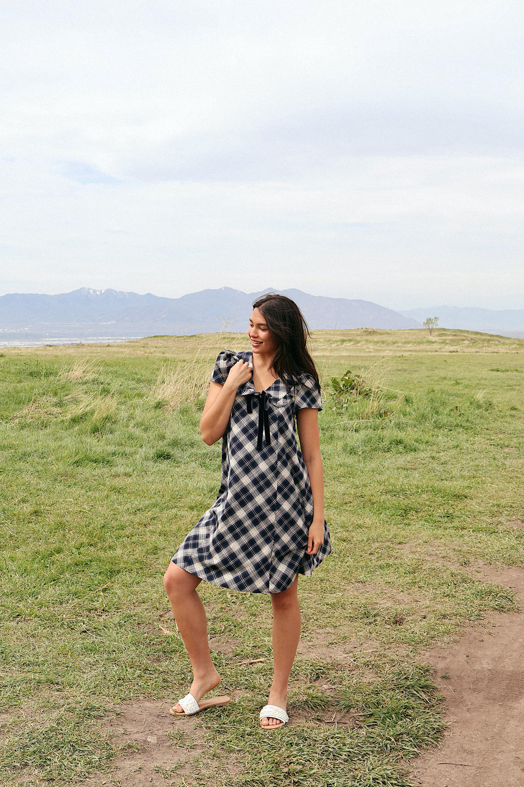 Highland Honey Plaid Dress