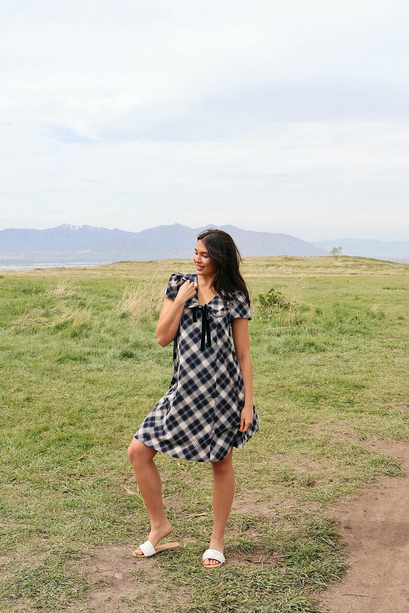 Highland Honey Plaid Dress