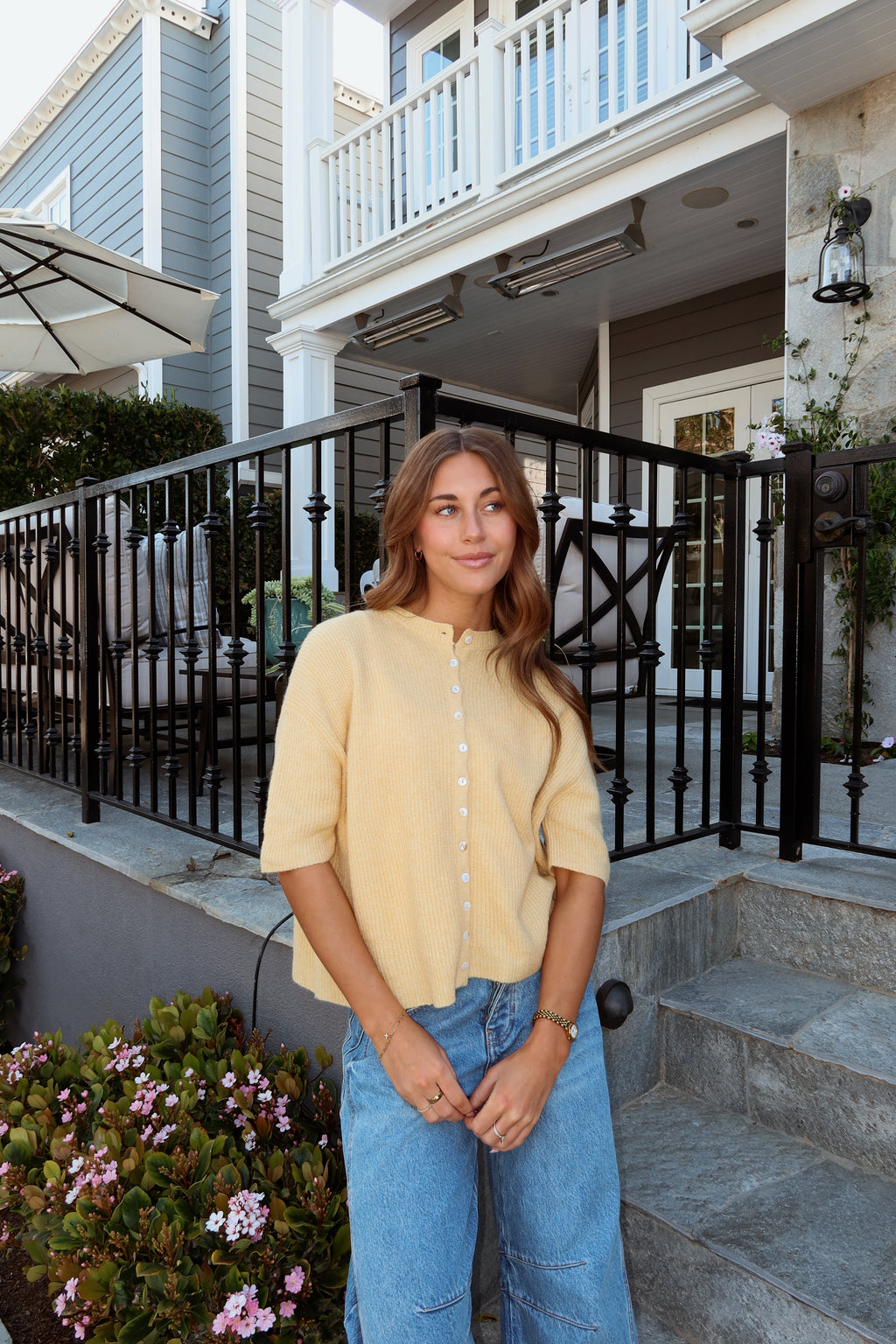 Elise Short Sleeve Cardigan