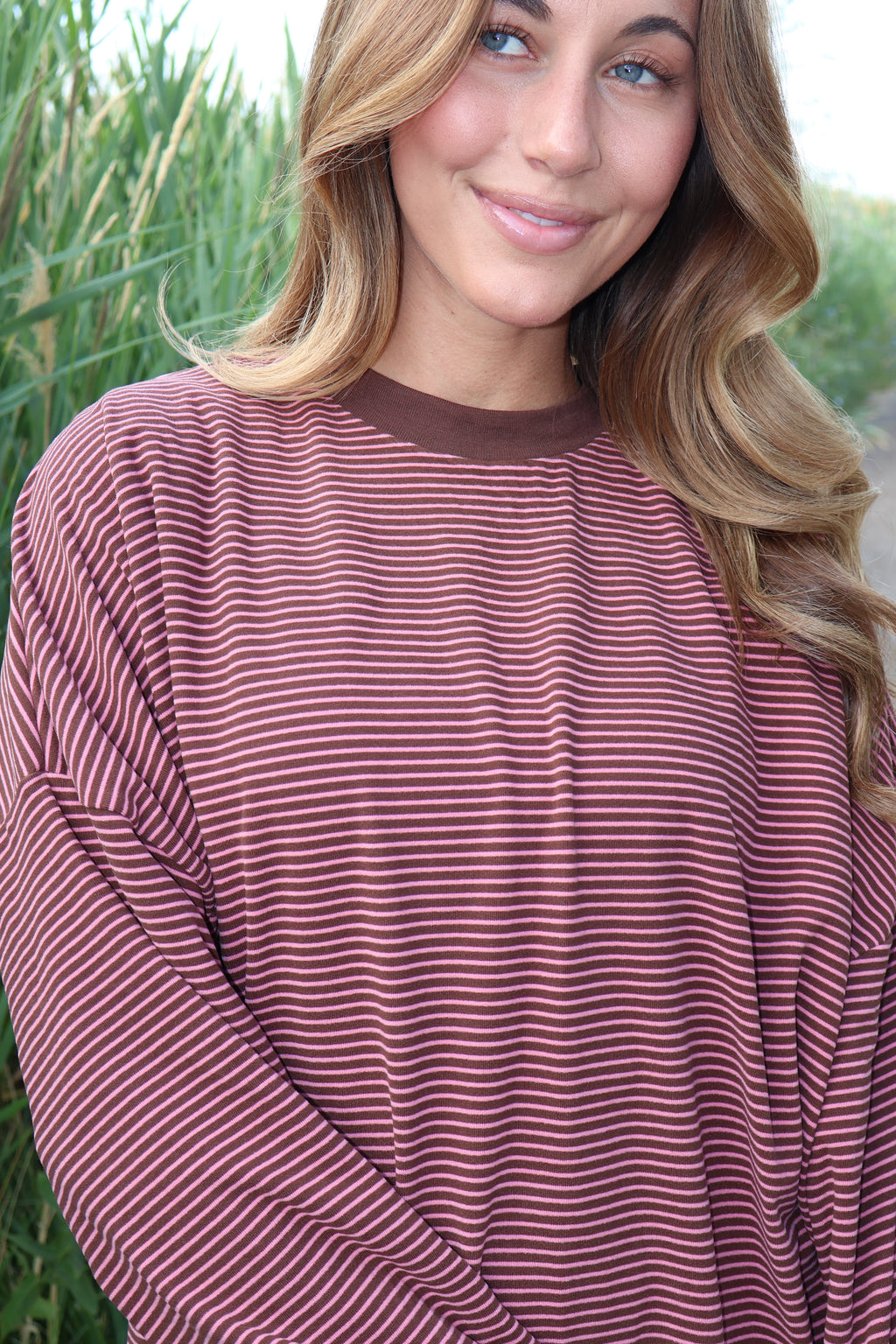 Porter Fleece Stripe Long Sleeve