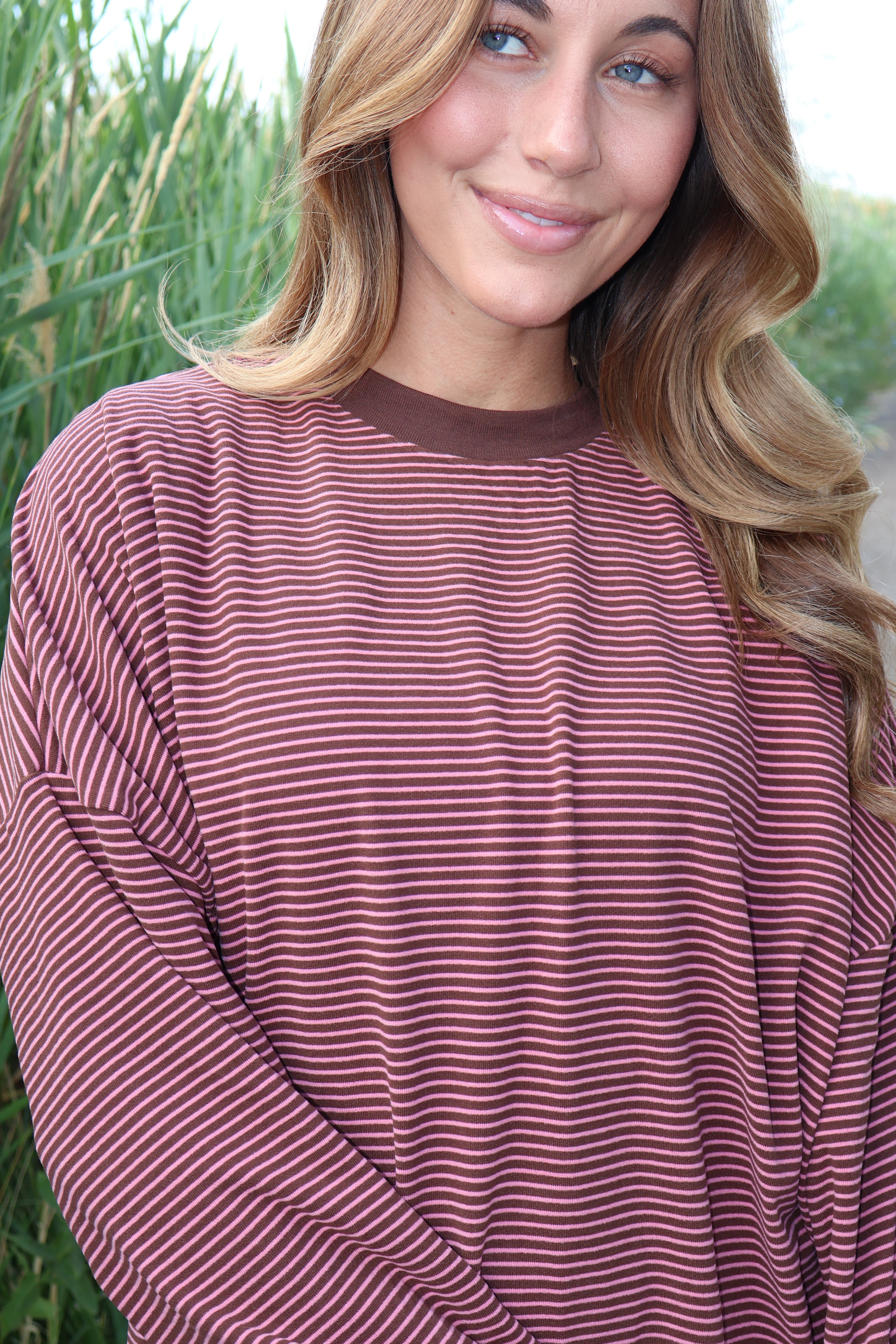Porter Fleece Stripe Long Sleeve