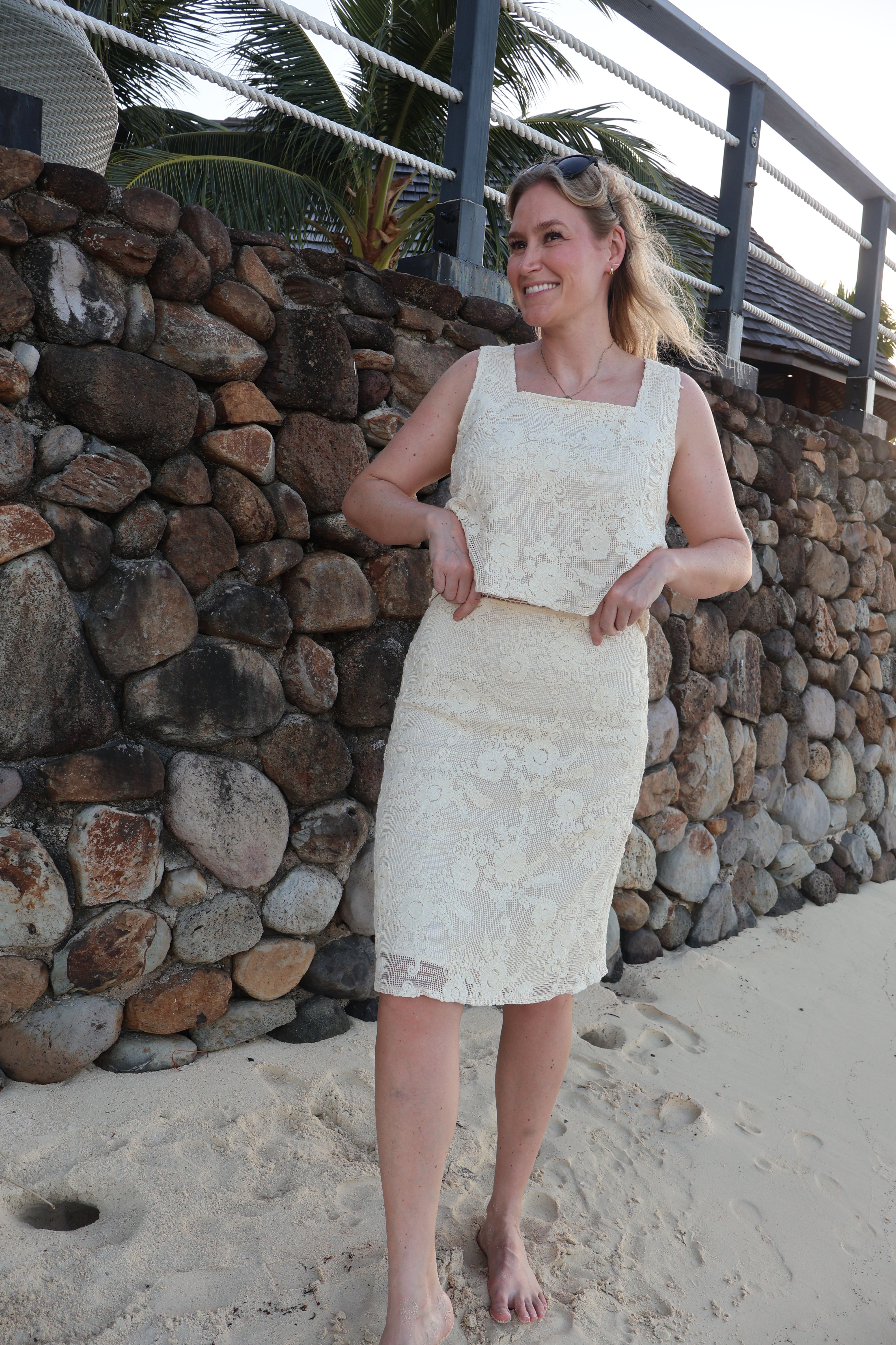FINAL SALE - High Tide Crochet Skirt Main image