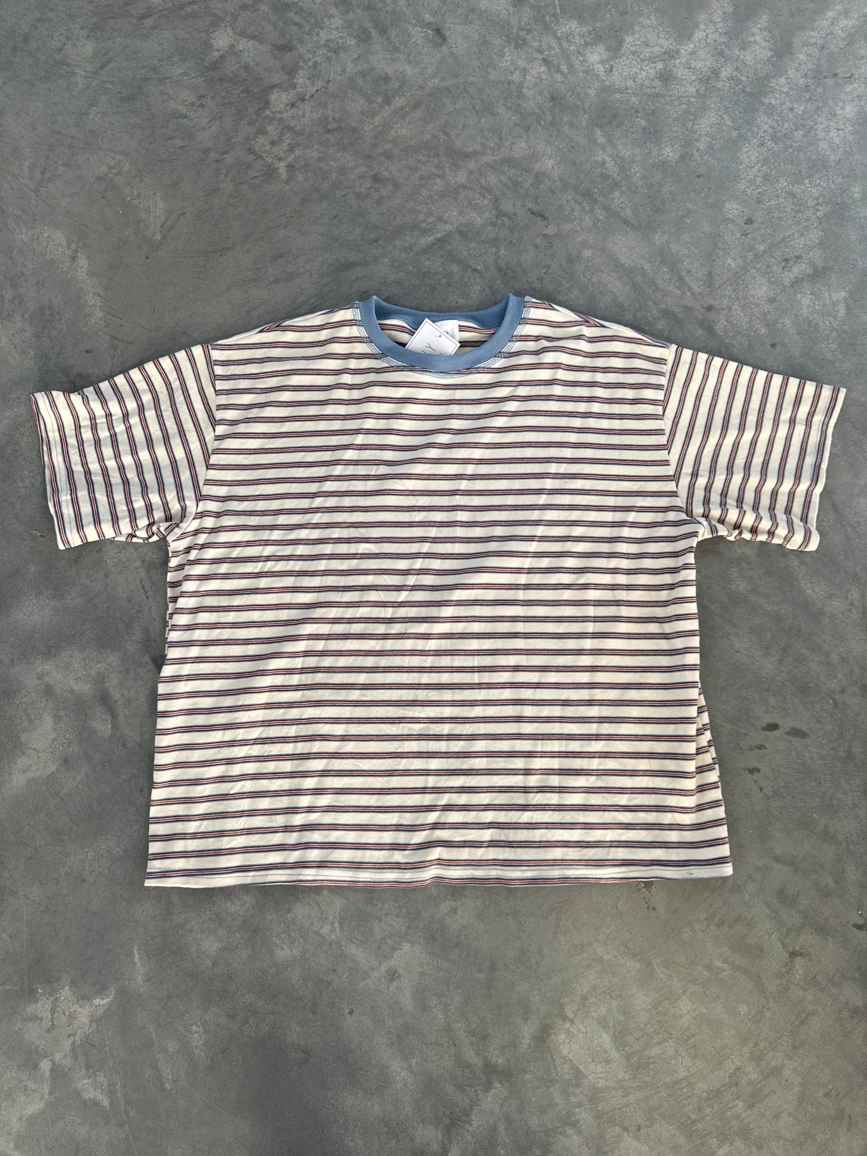 FINAL SALE - FLAWED Frankie Stripe Tee - Large