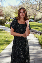 Moon Flower Floral Midi