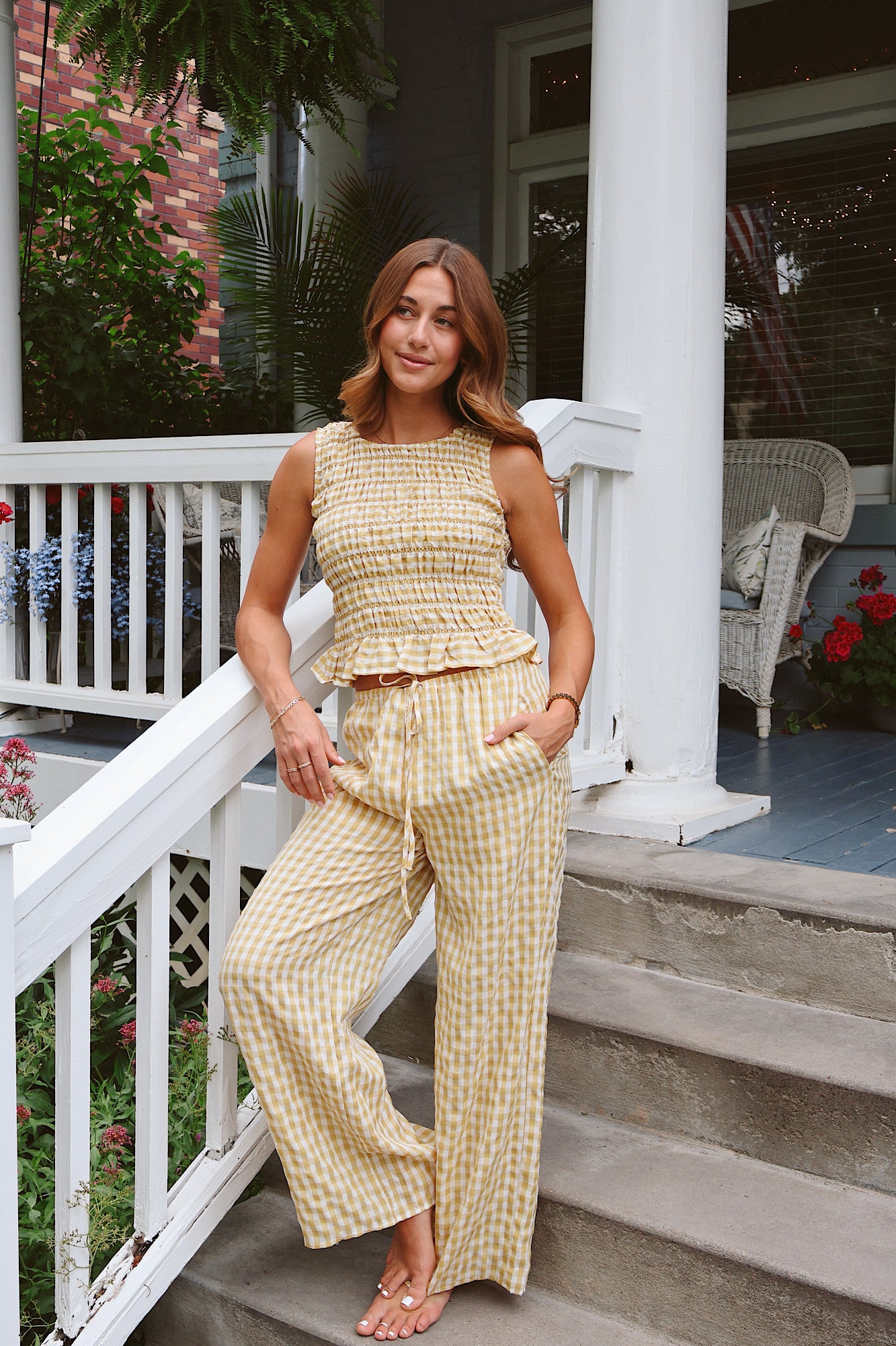 Savannah Gingham Tank