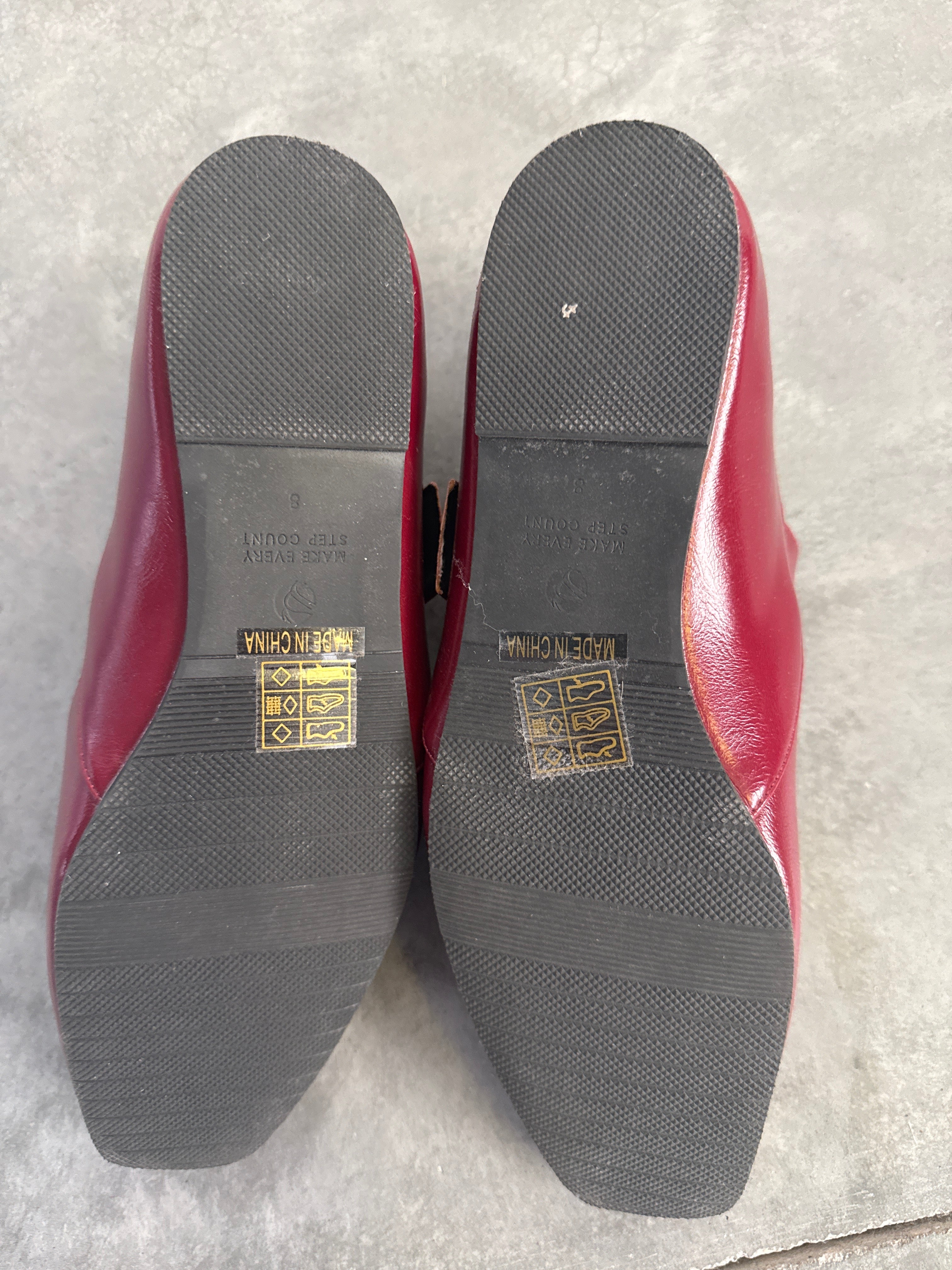 FINAL SALE - FLAWED Oasis Flats Burgundy - 8