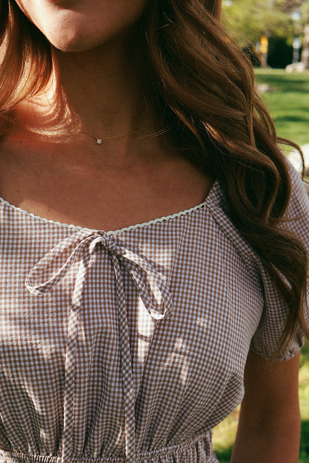 Lissa Gingham Dress