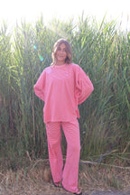 Porter Fleece Stripe Pants
