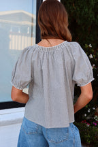 Remi Pinstripe Blouse