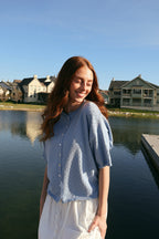 Seaside Sorbet Pointelle Cardigan