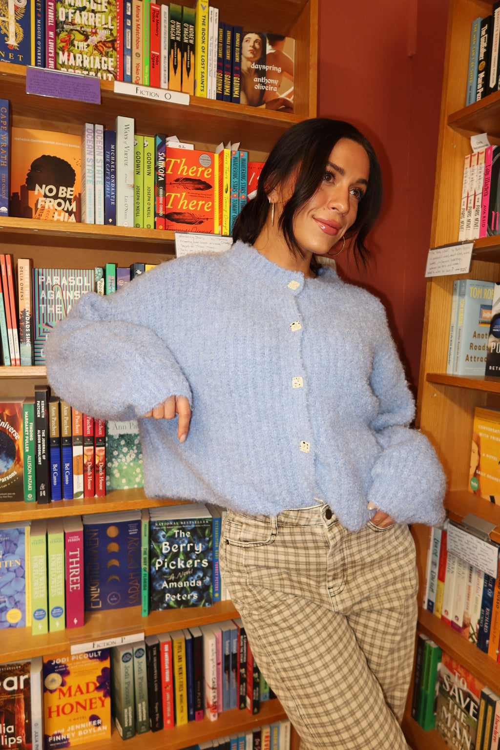 Rachel Cardigan in Blue