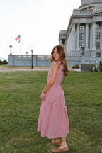 Kennedy Asymmetrical Tie Maxi