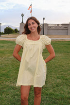 Teddy Gingham Ruffle Dress
