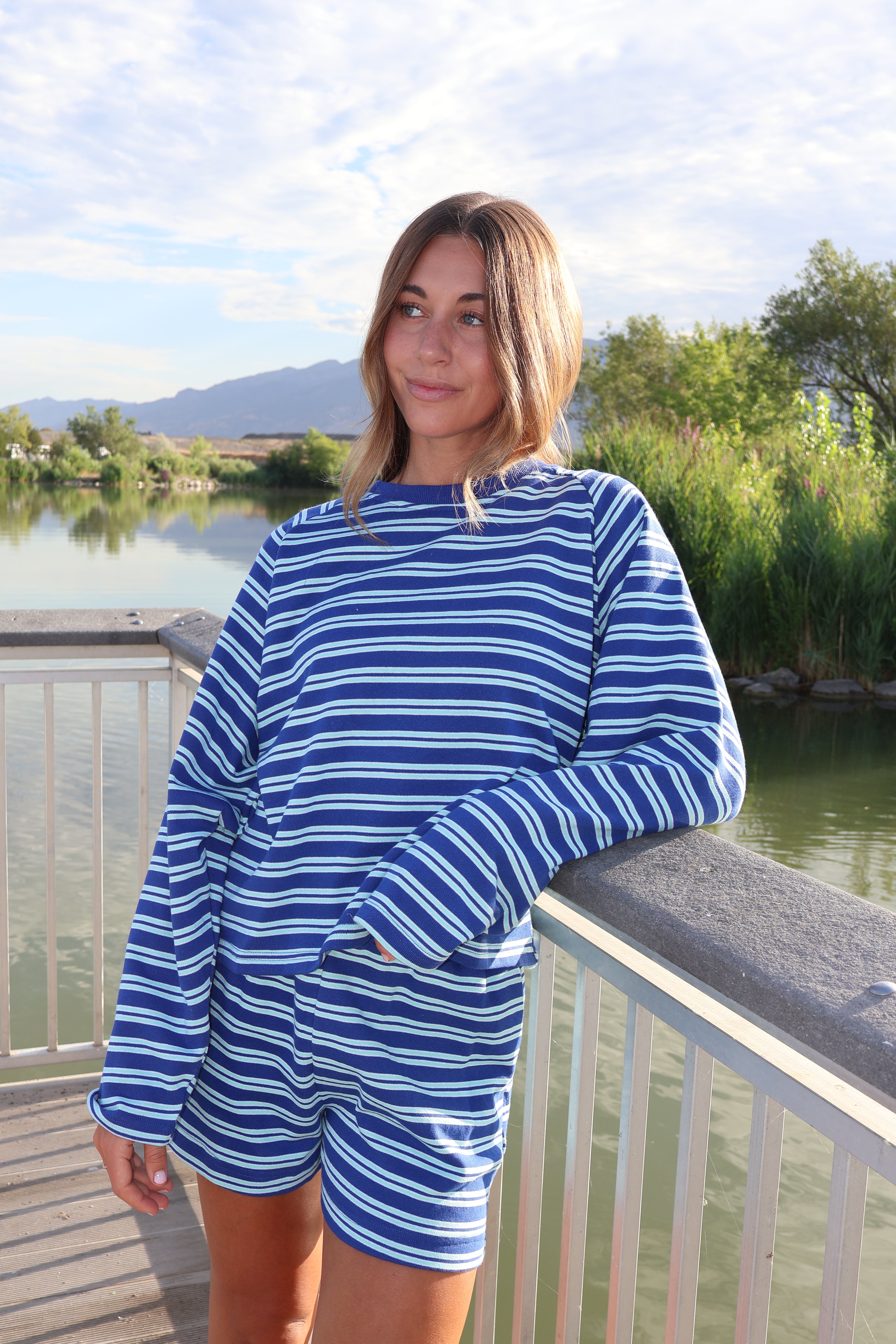 Britton Stripe Shorts