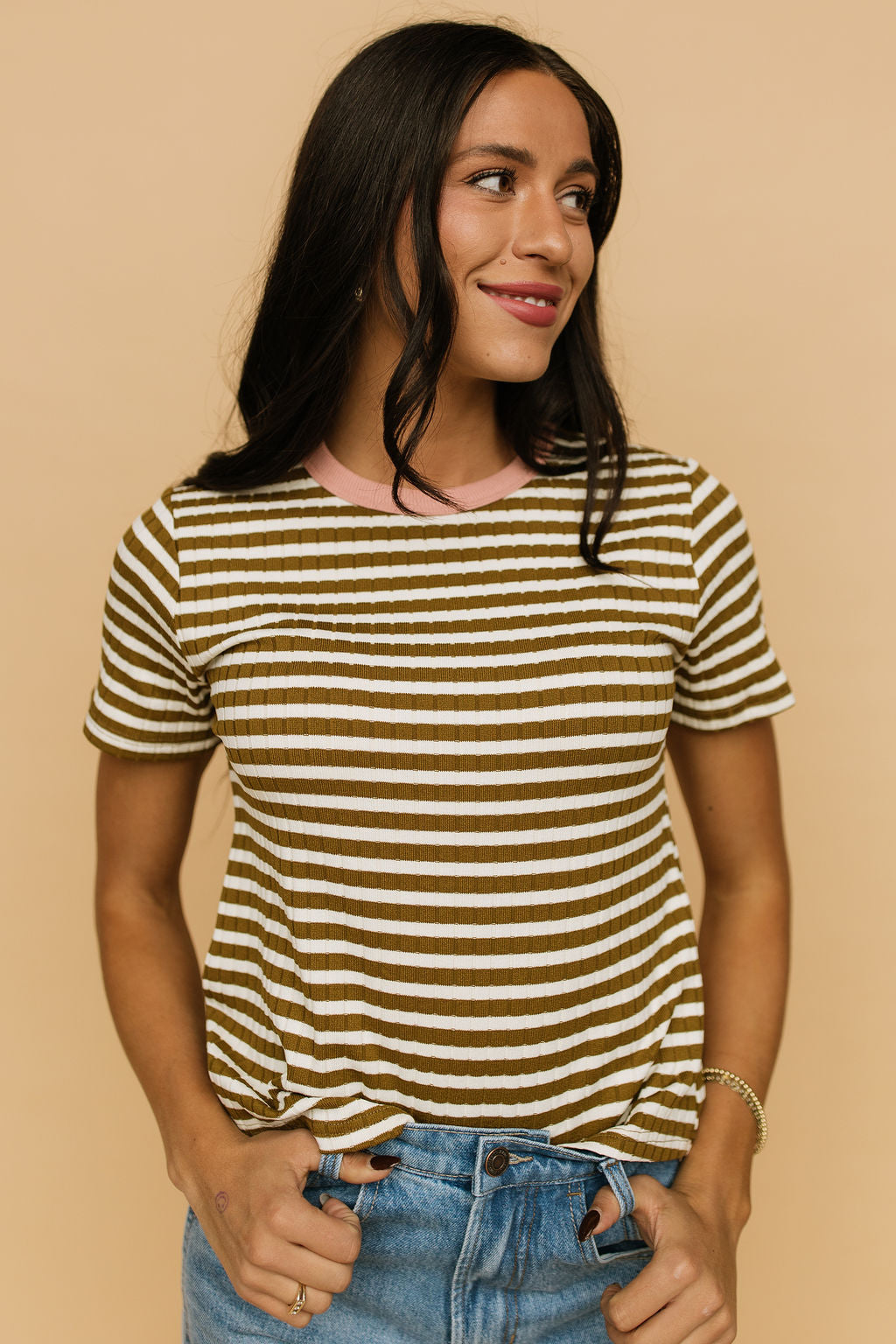 Leni Ribbed Tee