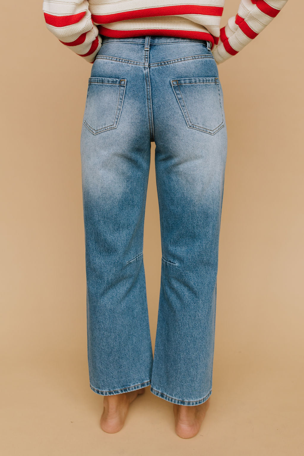 FINAL SALE - Carlie Denim Barrel Jeans