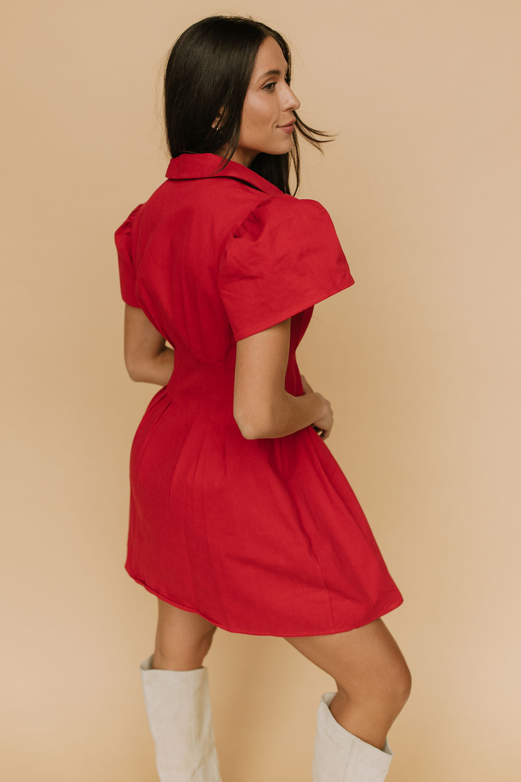 FINAL SALE - Crimson Zip Front Mini