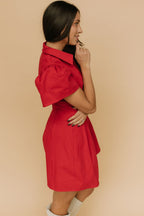 FINAL SALE - Crimson Zip Front Mini