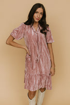 Love Struck Crushed Velvet Dress