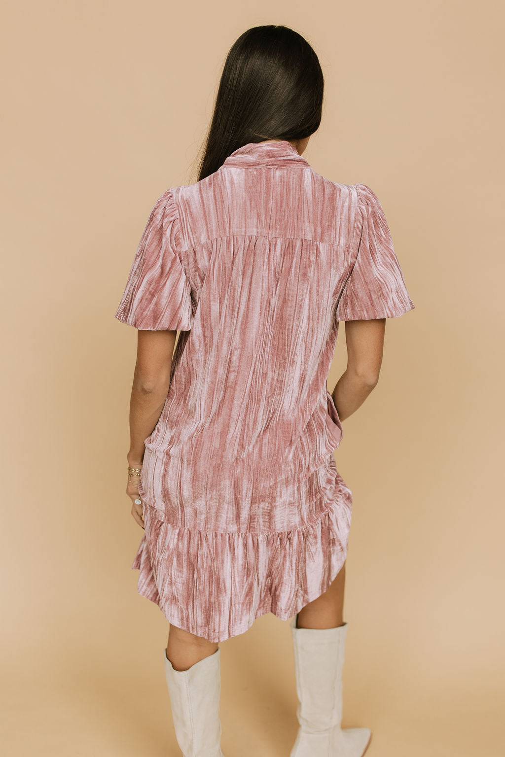 Love Struck Crushed Velvet Dress