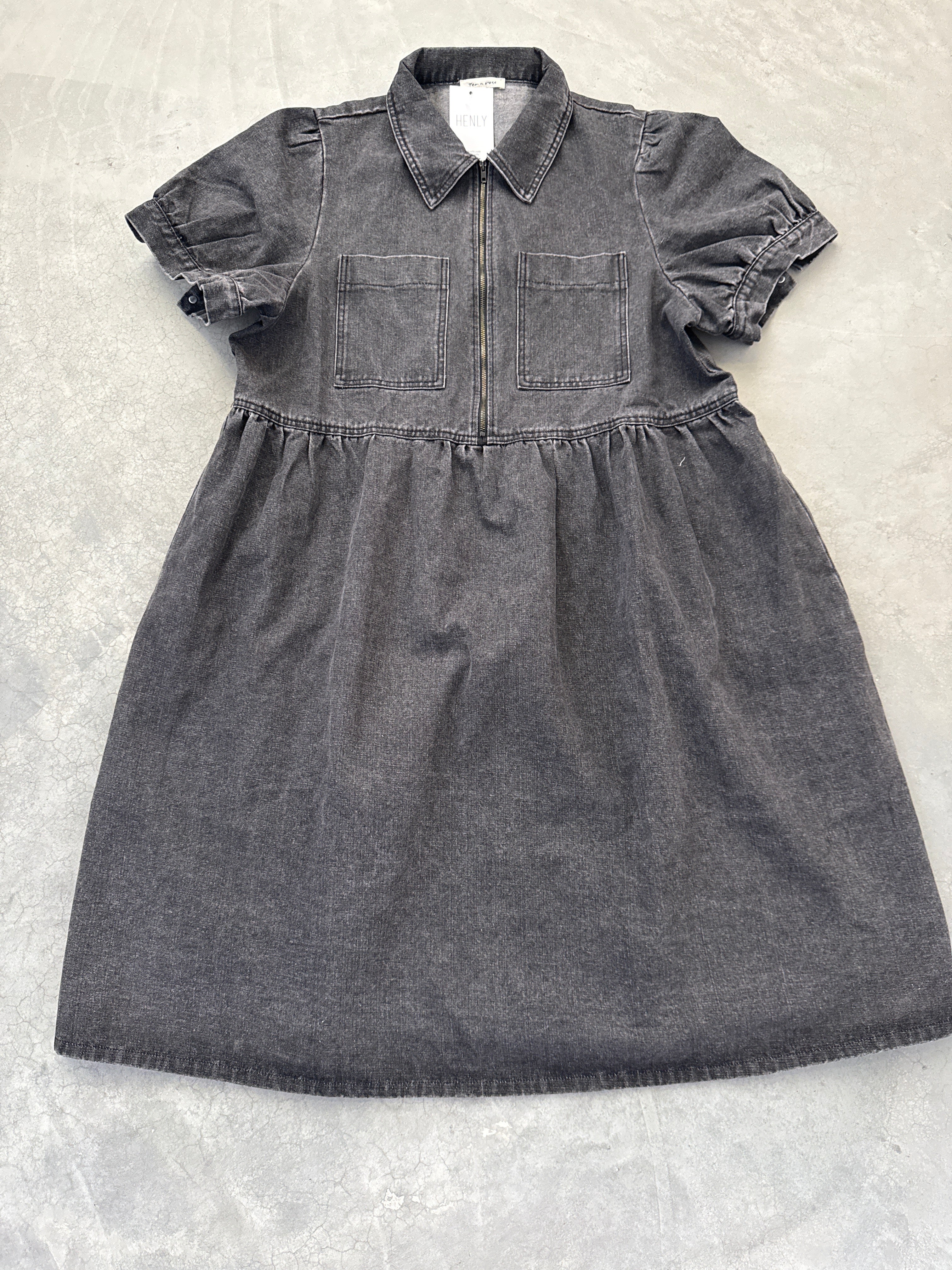 FINAL SALE - FLAWED Zip Up Babydoll - NEEDS SIZE