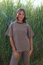Porter Fleece Stripe Tee