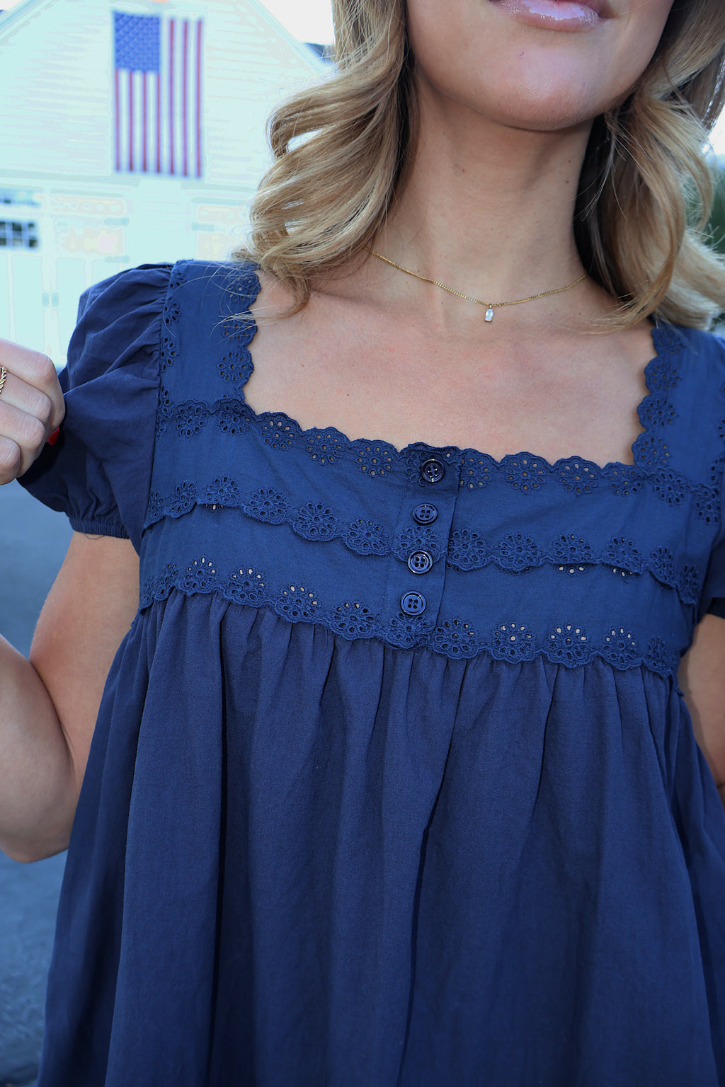 Janie Eyelet Dress