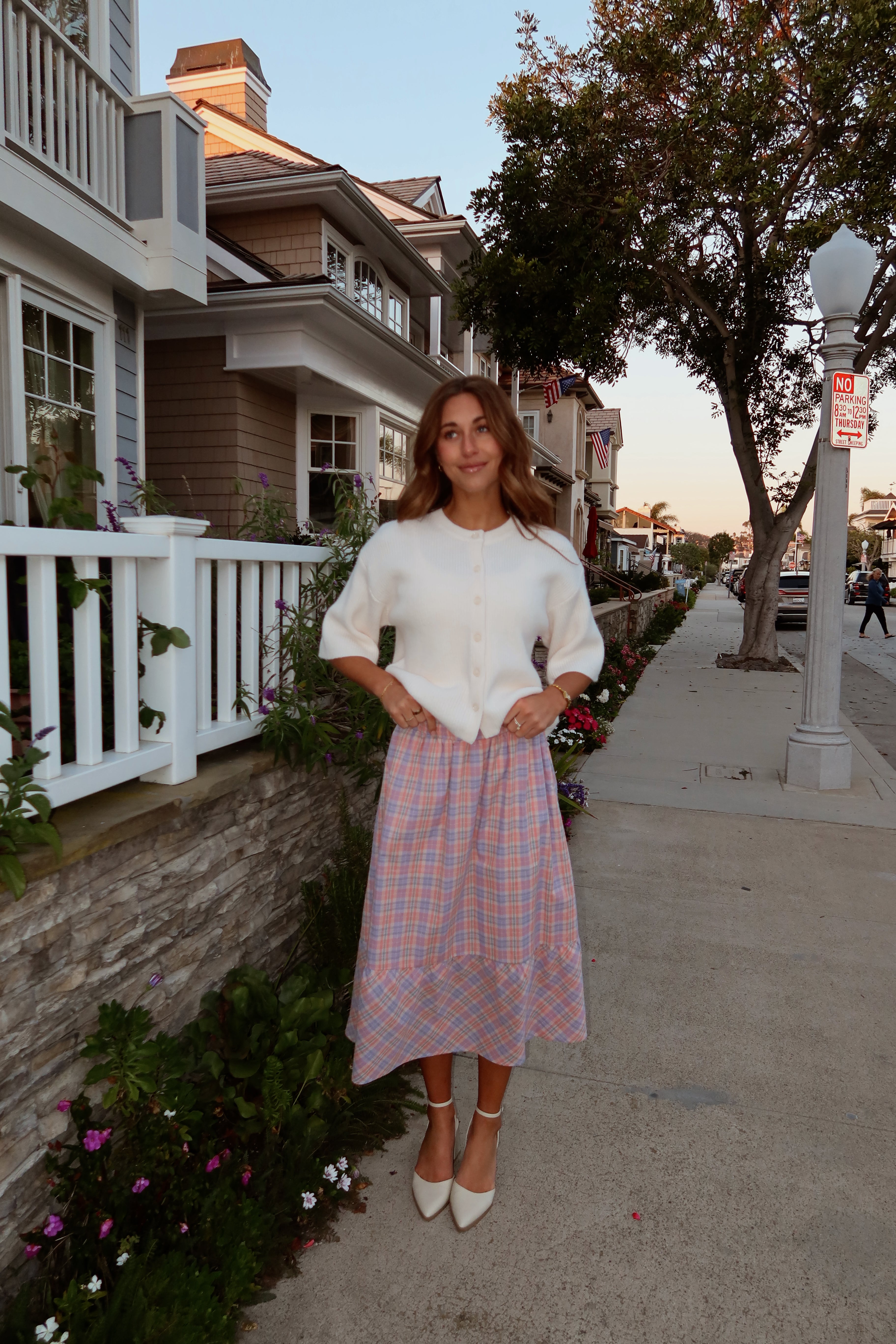 Magnolia Plaid Skirt