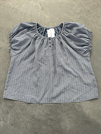 FINAL SALE - FLAWED Delaney Gingham Blouse - Large