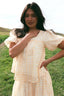 Holland Embroidered Gingham Blouse