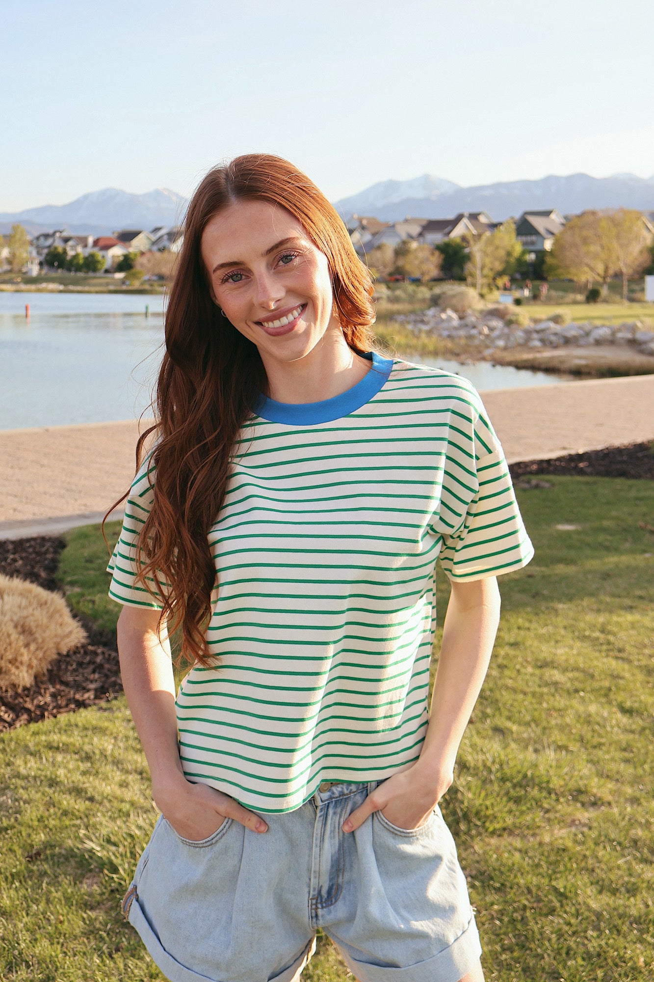 Kendall Stripe Tee