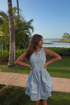 FINAL SALE - Sun Gazer Dress in Blue