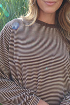 Porter Fleece Stripe Long Sleeve