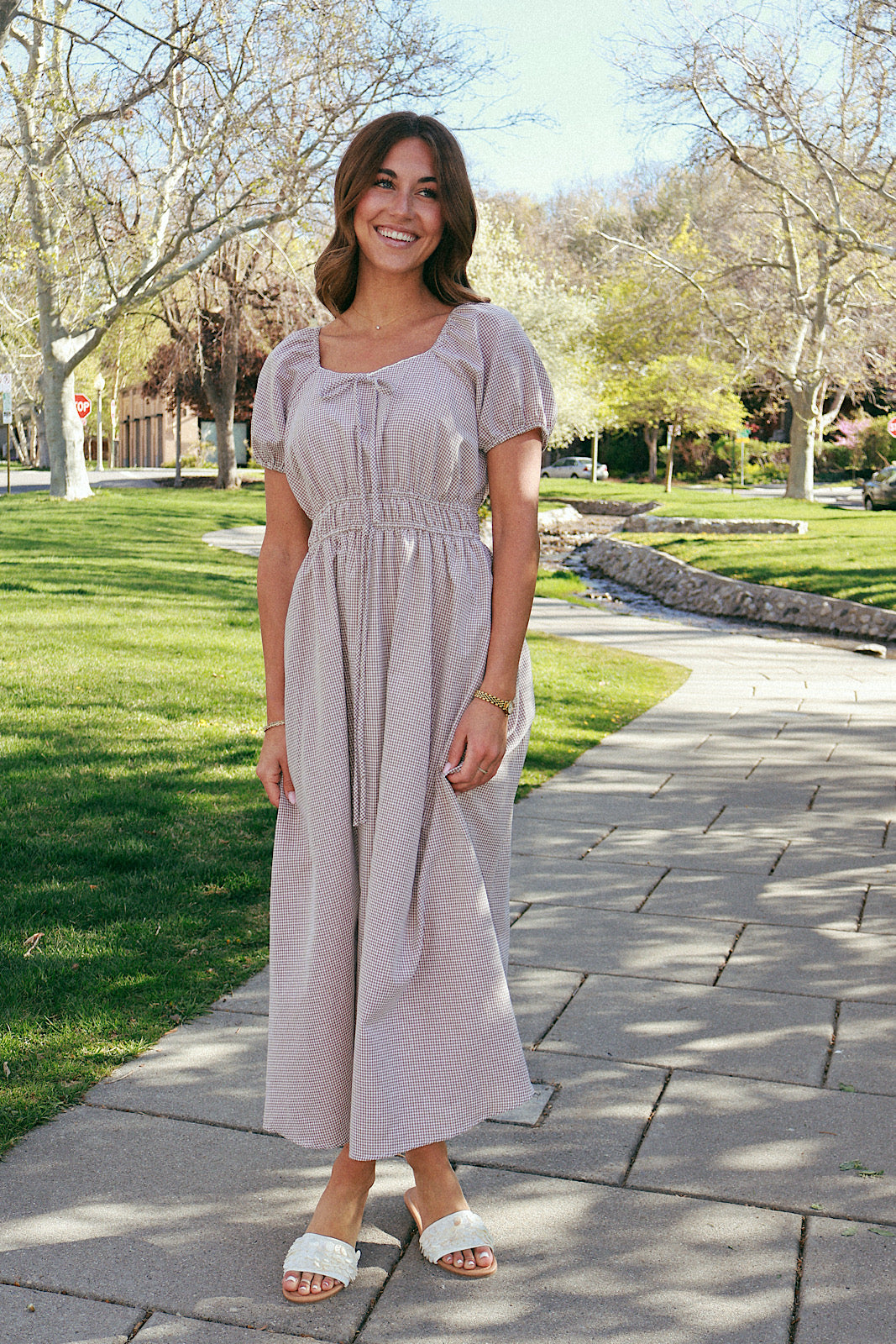 Lissa Gingham Dress Main image