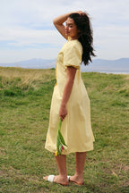 Sunnie Midi in Butter Yellow