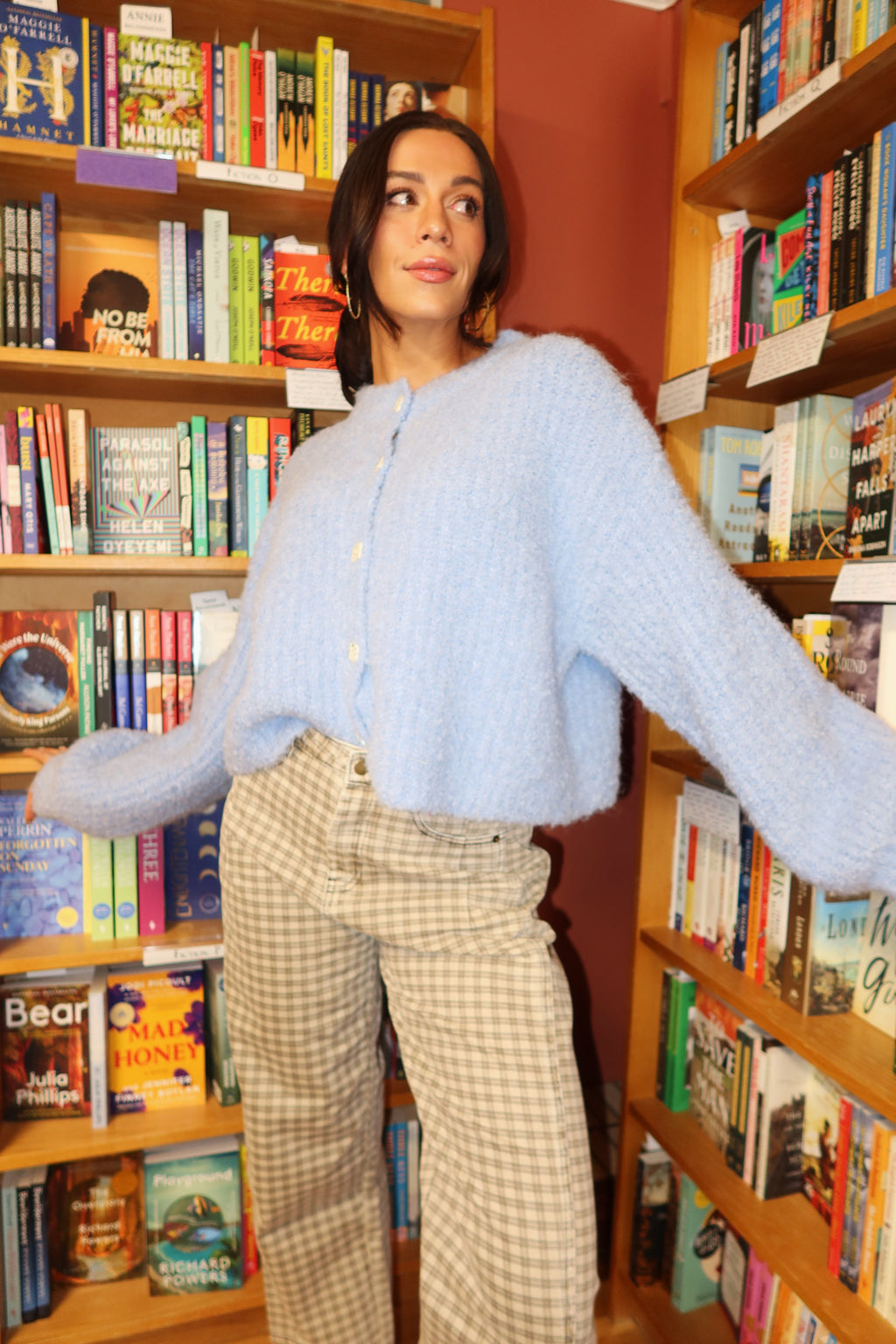 Rachel Cardigan in Blue