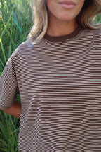 Porter Fleece Stripe Tee