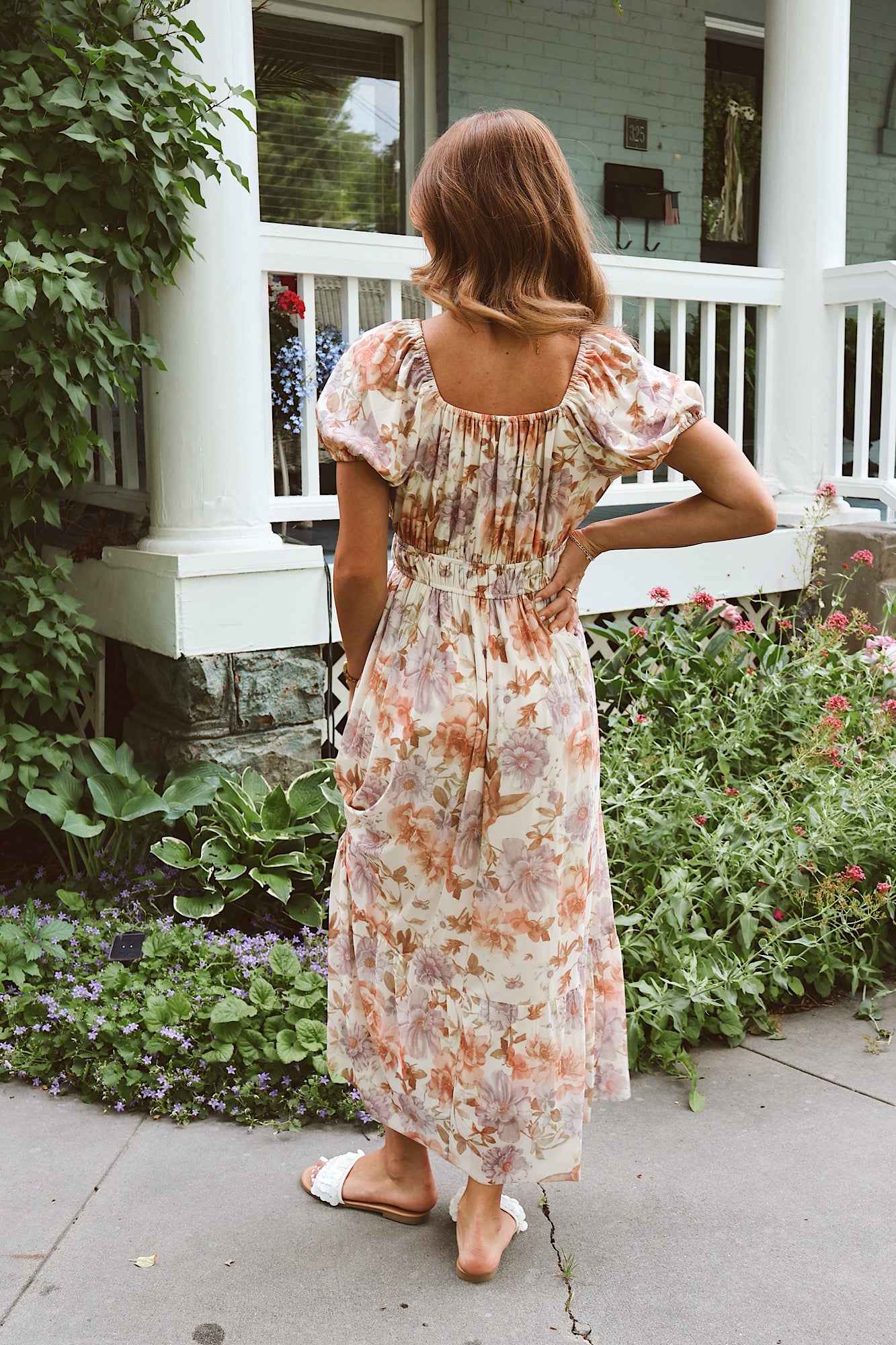 Carolina Bloom Mesh Dress