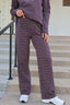 Carson Stripe Pants in Wine